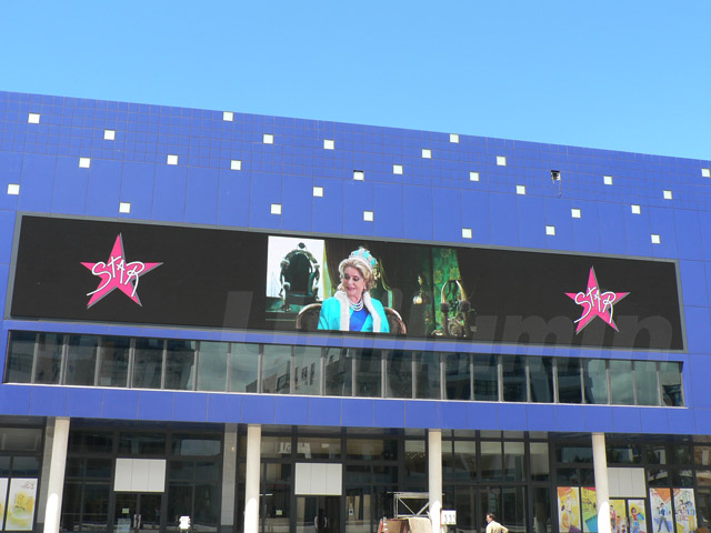 来利国际旗舰厅科技LED显示屏入驻毛里求斯高端购物娱乐中心